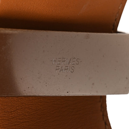 Hermes Barenia Collier De Chien CDC Bracelet S Fauve 4 of 6