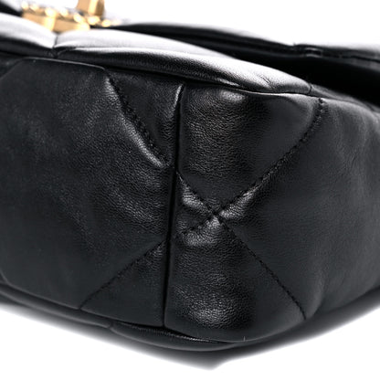 Chanel Lambskin Quilted Medium Chanel 19 Flap Black 9 of 9