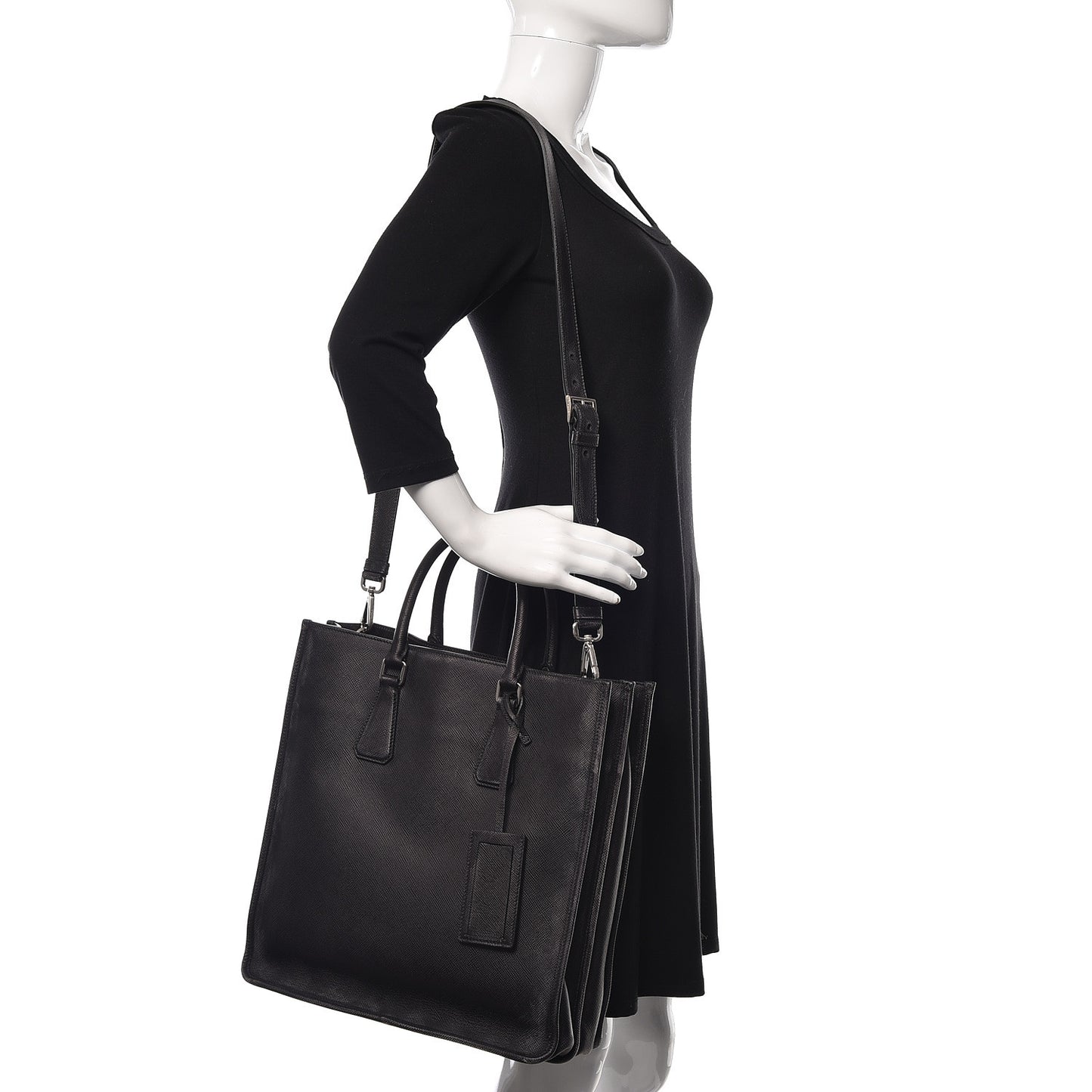 Saffiano Cuir Double Handle Tote Baltico
