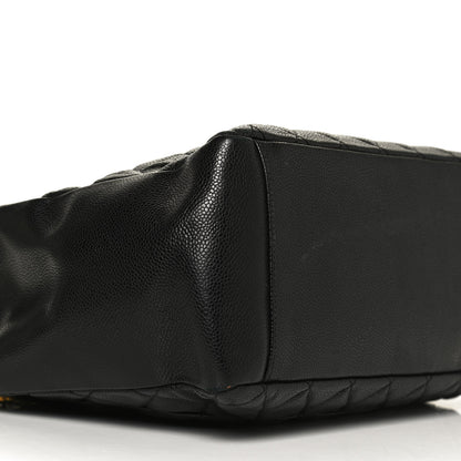 Chanel Caviar Quilted Grand Shopping Tote GST Black 9 of 13