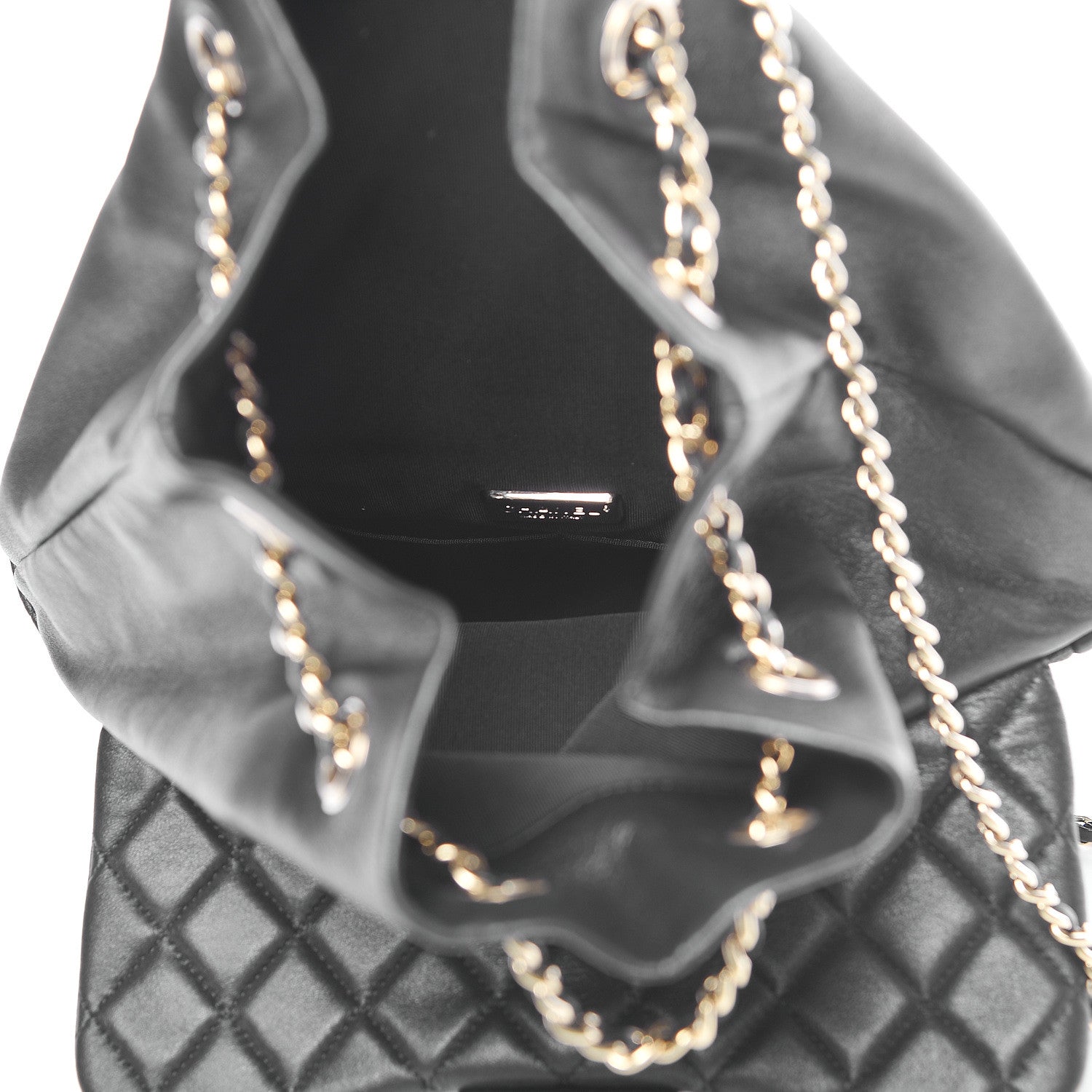 Chanel Lambskin Quilted Large In Seoul Backpack Navy 5 of 12