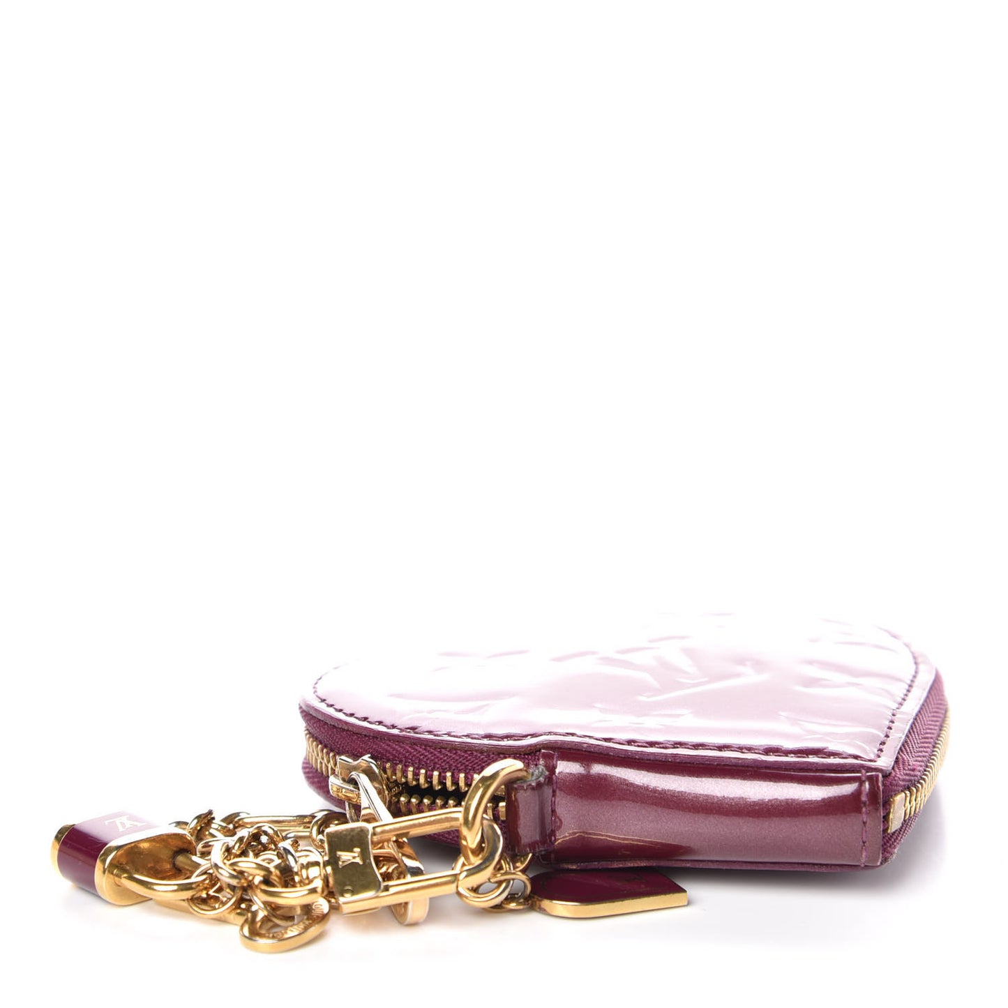 Vernis Heart Coin Purse Violet