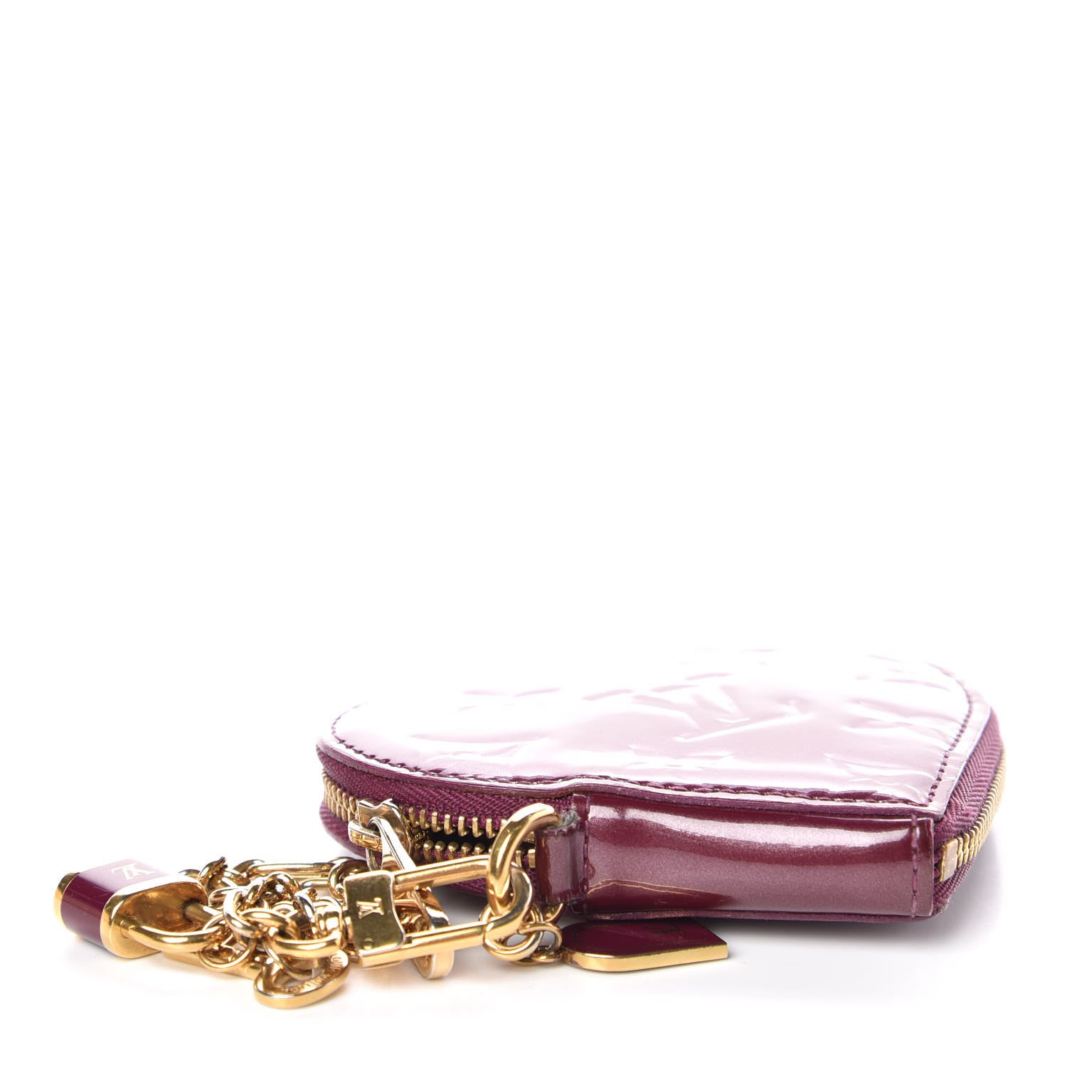 Louis Vuitton Vernis Heart Coin Purse Violet 4 of 8