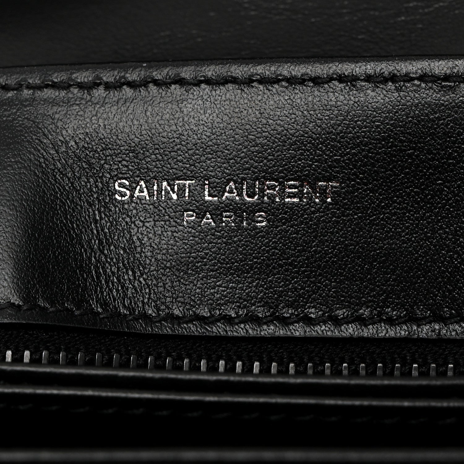 Saint Laurent Calfskin Y Quilted Monogram Monochrome Toy Loulou Crossbody Bag Black 6 of 11