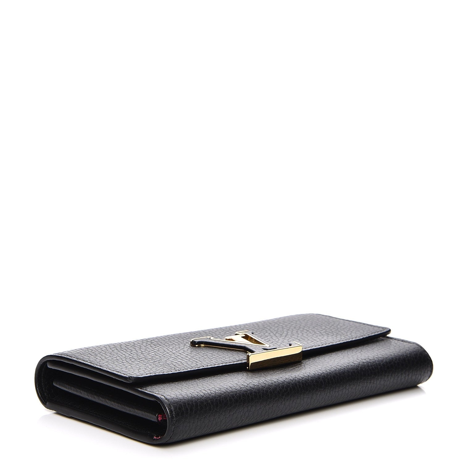 Louis Vuitton Taurillon Capucines Wallet Black 4 of 7