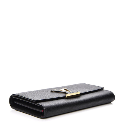 Louis Vuitton Taurillon Capucines Wallet Black 4 of 7
