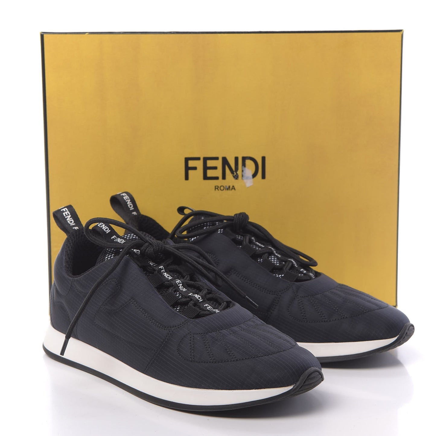 Nylon Womens FFreedom Sneakers 36.5 Blue Scuro Black White