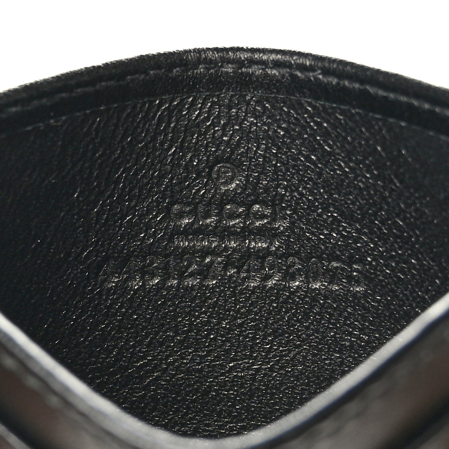 Calfskin Matelasse GG Marmont Card Holder Black