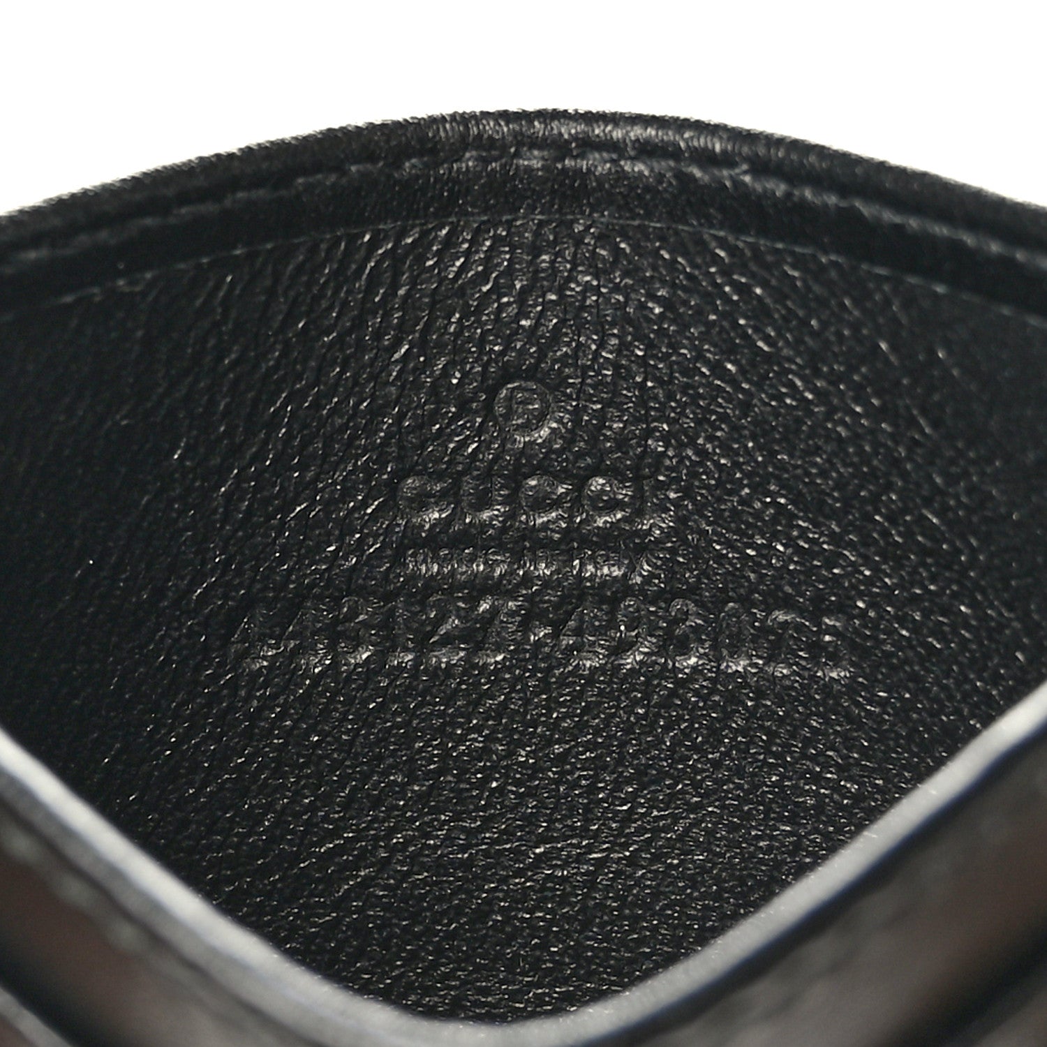 Gucci Calfskin Matelasse GG Marmont Card Holder Black 6 of 7
