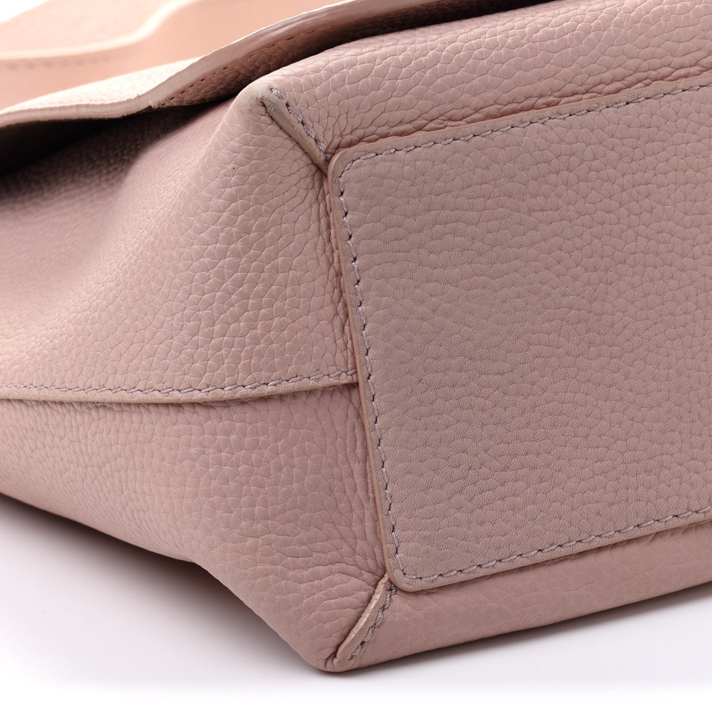 Signature Grain Small Burleigh Crossbody Bag Pale Ash Rose