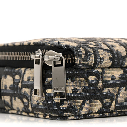 Christian Dior Oblique Pouch Navy Blue 10 of 14