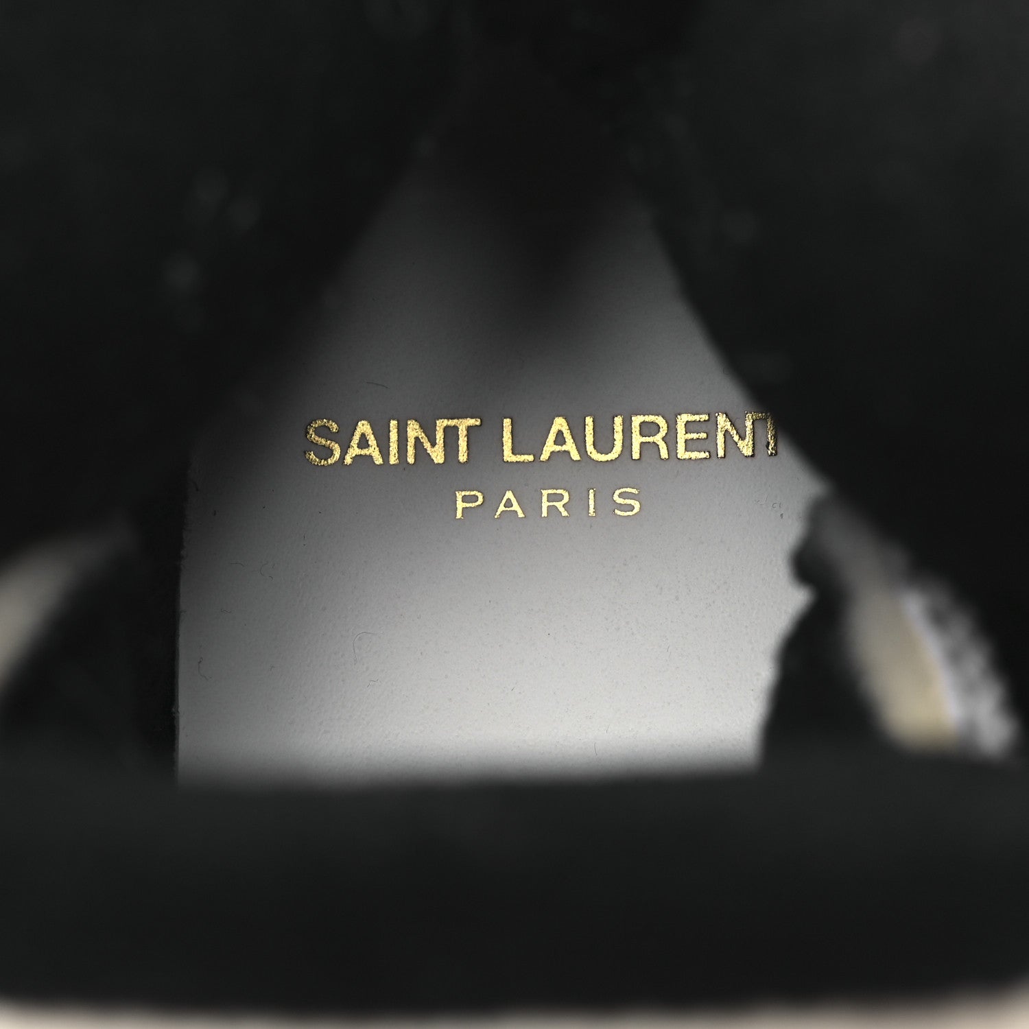 Saint Laurent Calfskin Smith High Top Sneakers 36 White Black 9 of 12