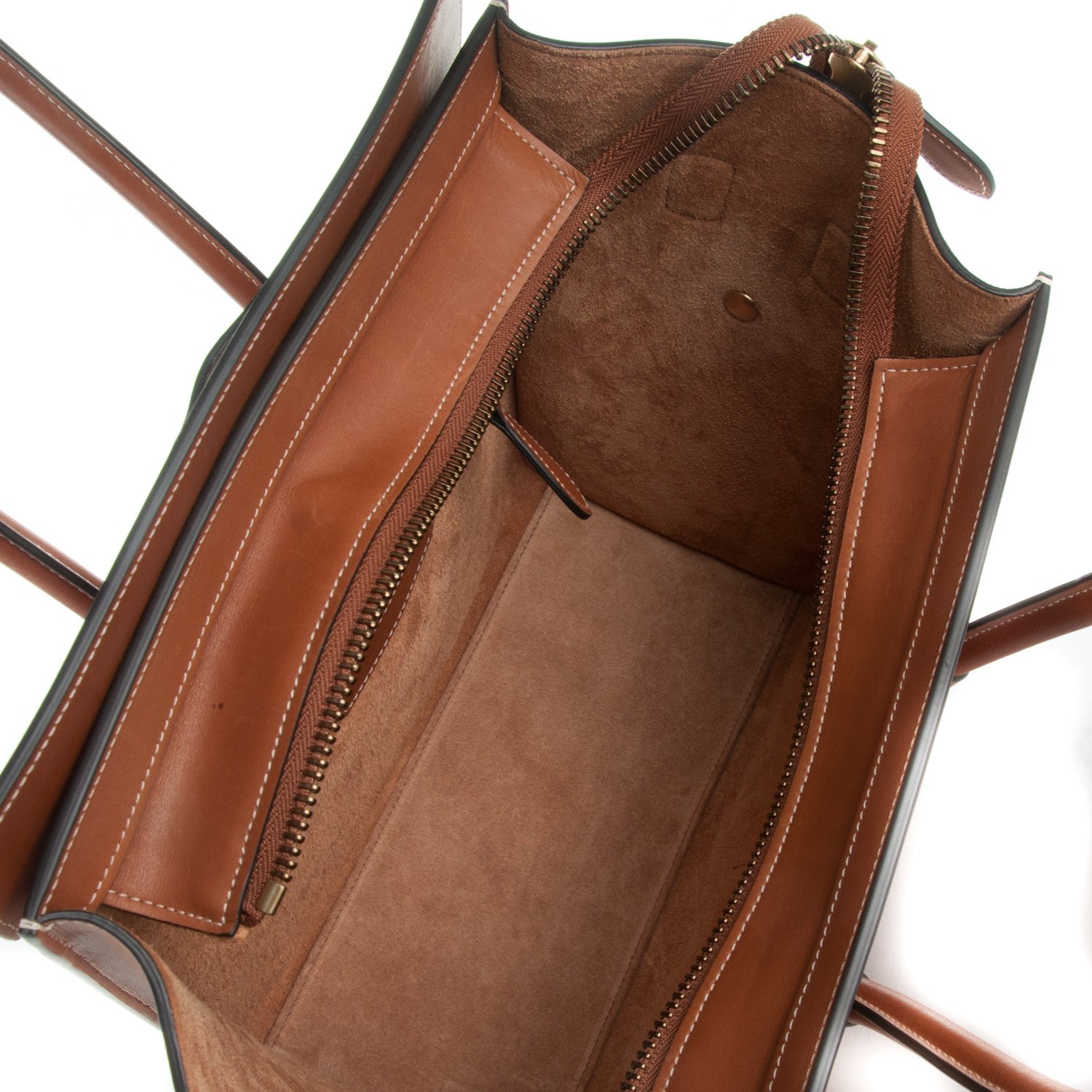 Celine Natural Calfskin Micro Luggage Tan 8 of 8