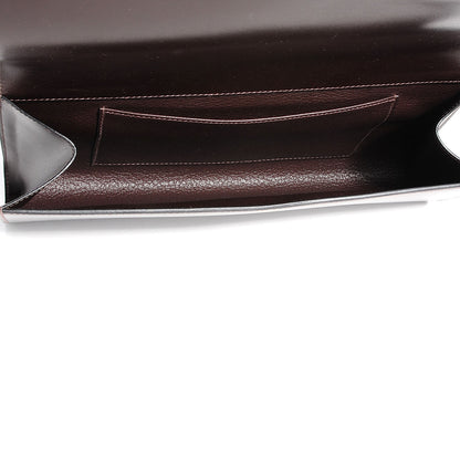 Hermes Chamonix Medor 29 Clutch Chocolate 5 of 9