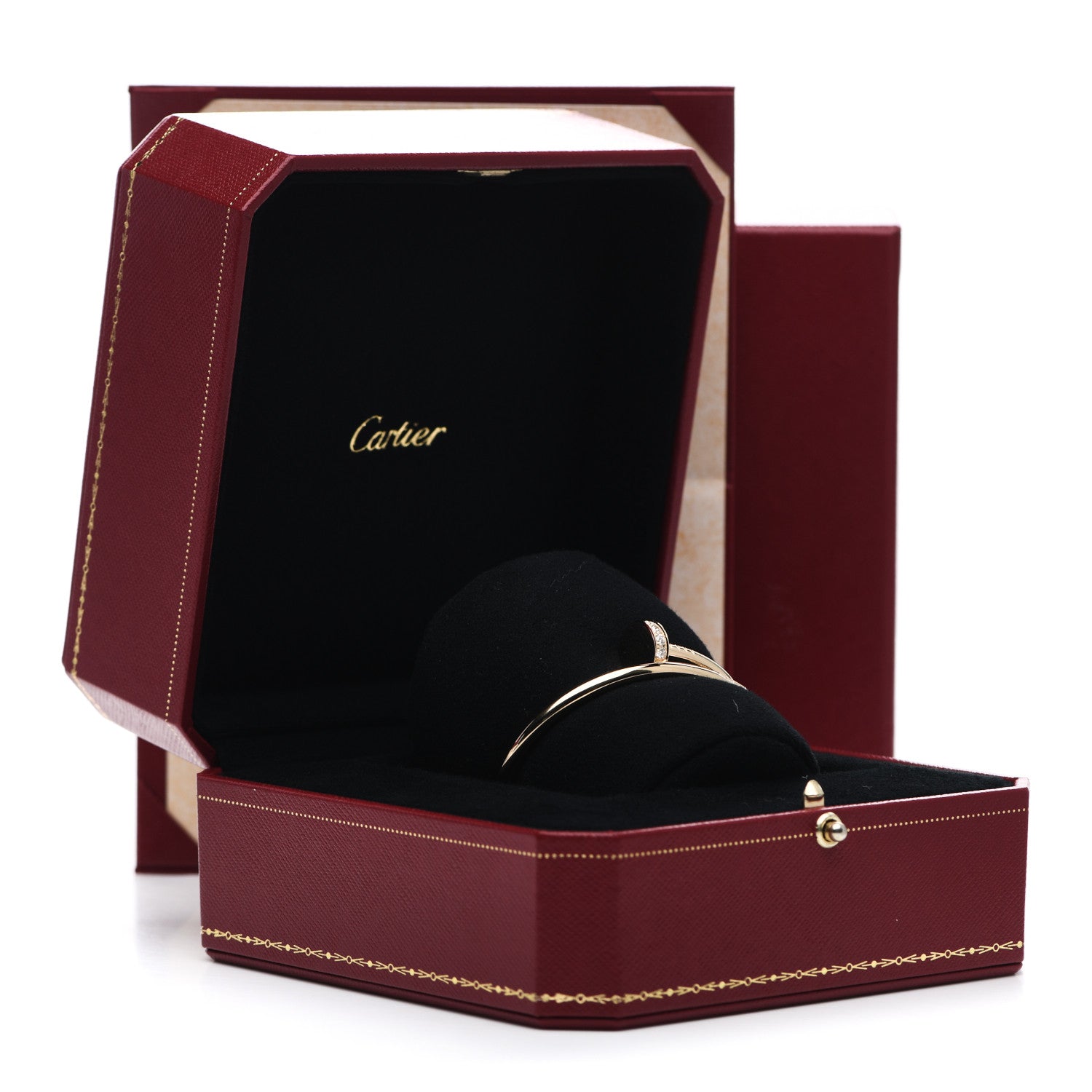 Cartier 18K Yellow Gold Diamond Juste Un Clou Bracelet 15 5 of 5
