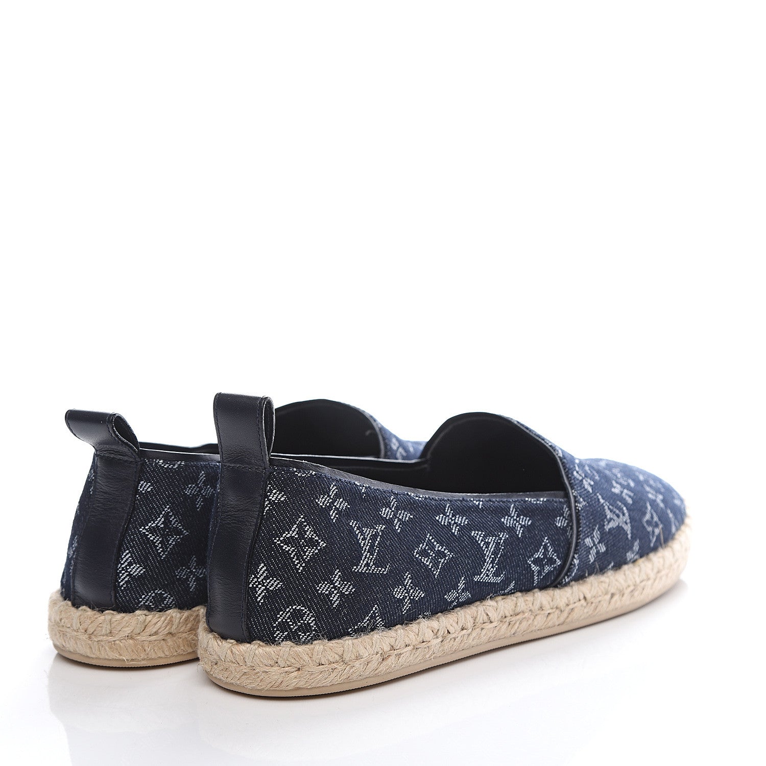 Louis Vuitton Monogram Denim Waterfall Espadrille 41 Marine 4 of 8