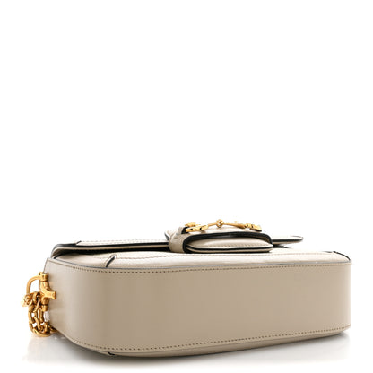 Gucci GG Supreme Monogram Small Horsebit 1955 Chain Shoulder Bag Beige Mystic White 4 of 13