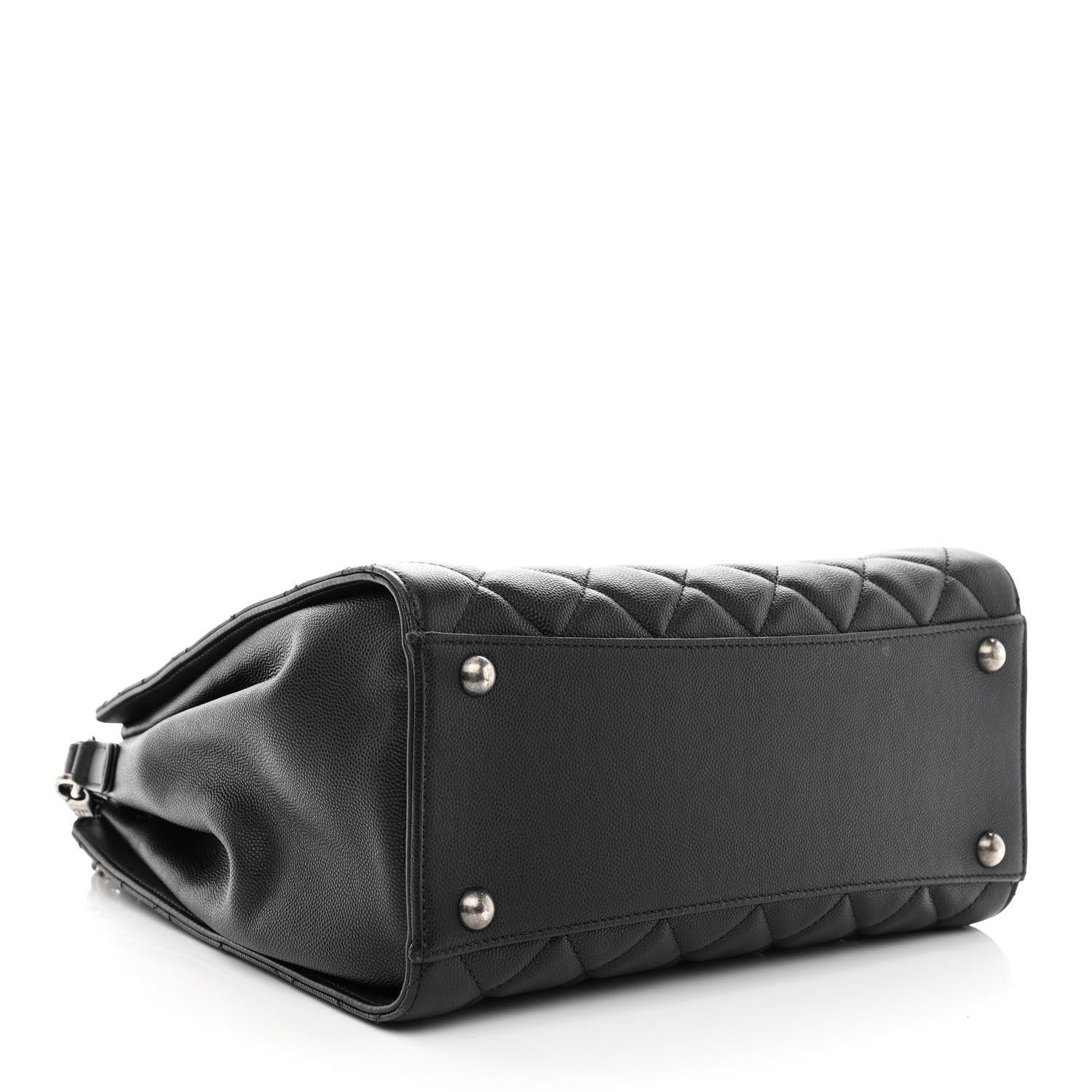 Chanel Caviar Quilted Medium CC Bucket Bag Black 4 of 10
