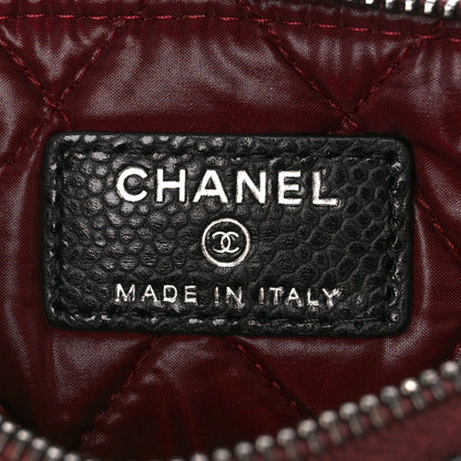 Chanel Caviar Quilted Small Cosmetic Case Black 6 of 10