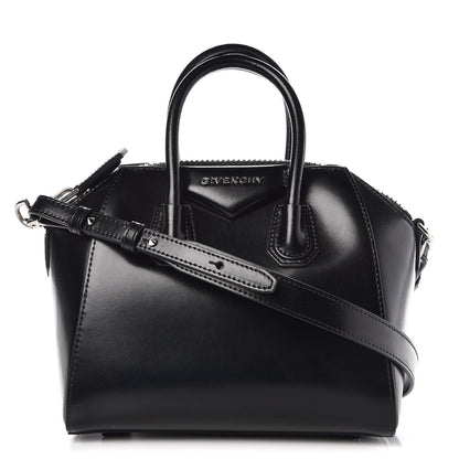 Givenchy Shiny Lord Calfskin Mini Antigona Black 1 of 8
