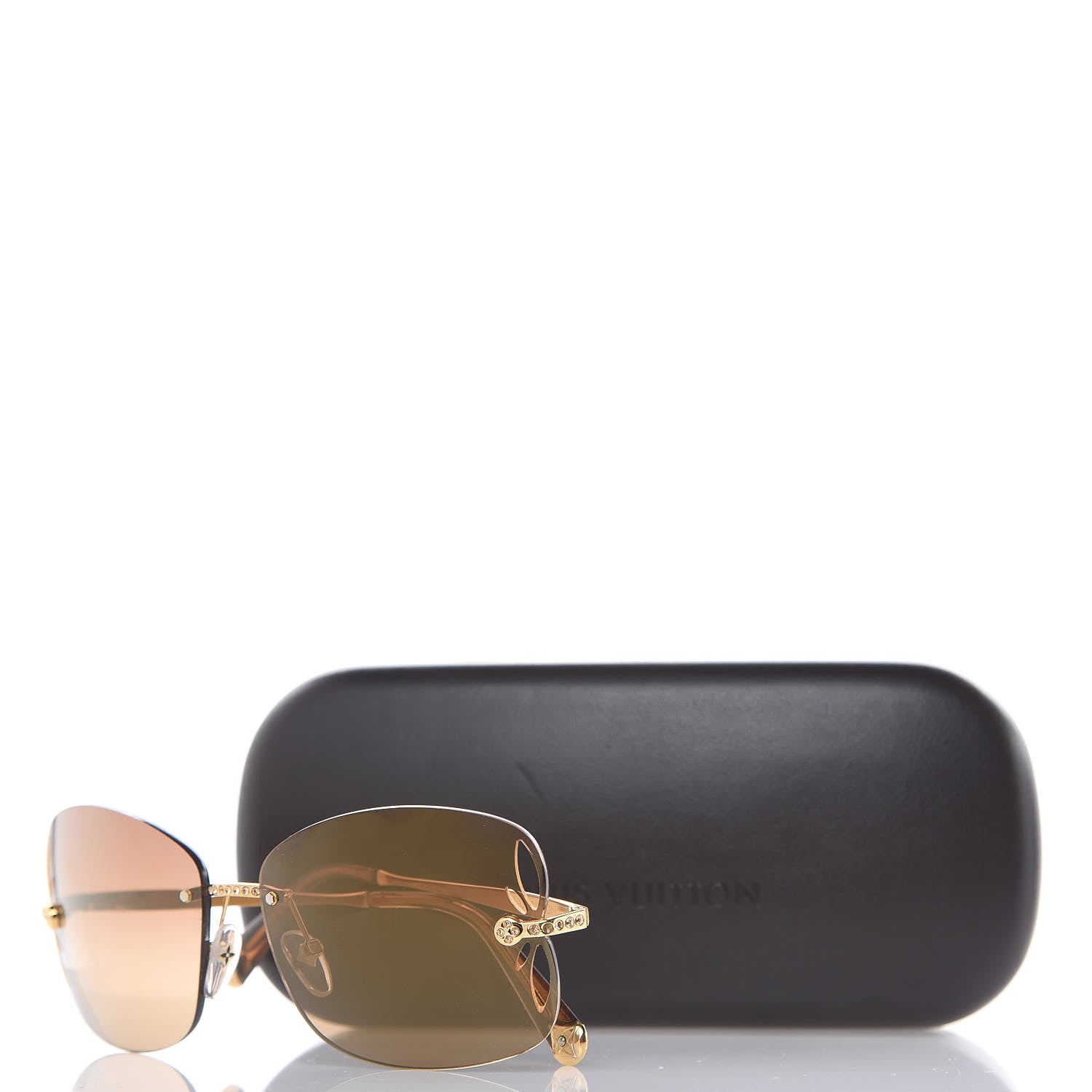 Louis Vuitton Lily Strass Sunglasses Z0640U Light Umber 7 of 7