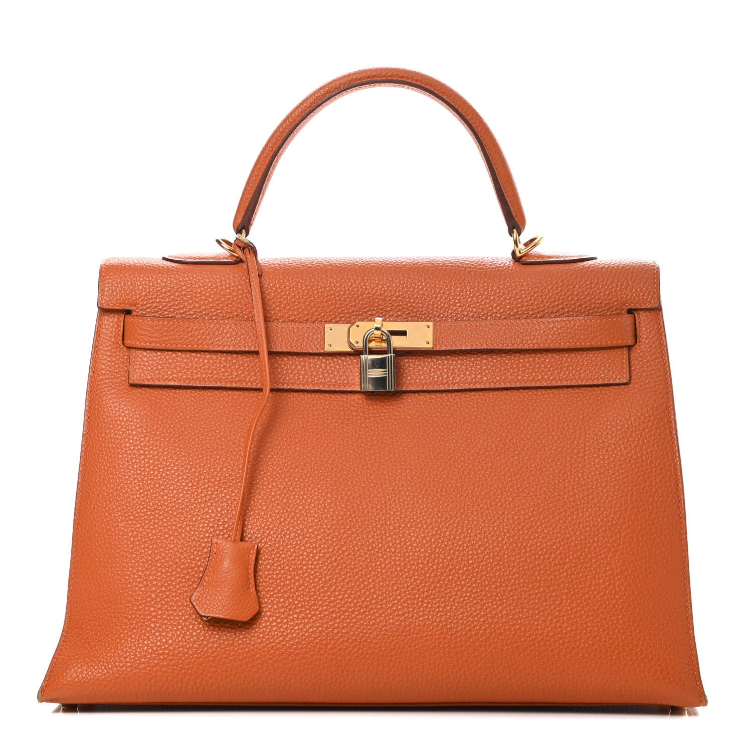 Hermes Togo Kelly Sellier 35 Orange 1 of 19