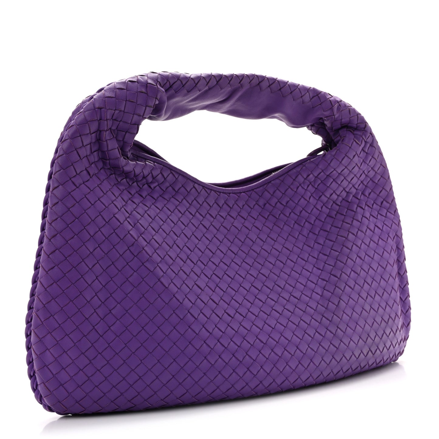 Nappa Intrecciato Large Veneta Hobo Anemone