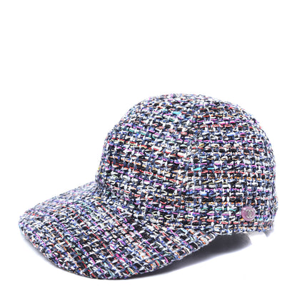 Chanel Tweed Cap Hat Multicolor 1 of 8