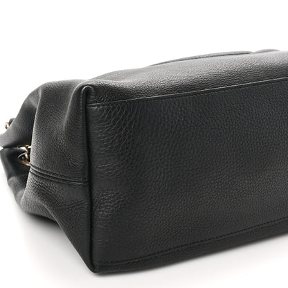 Gucci Pebbled Calfskin Medium Soho Chain Shoulder Bag Black 8 of 10