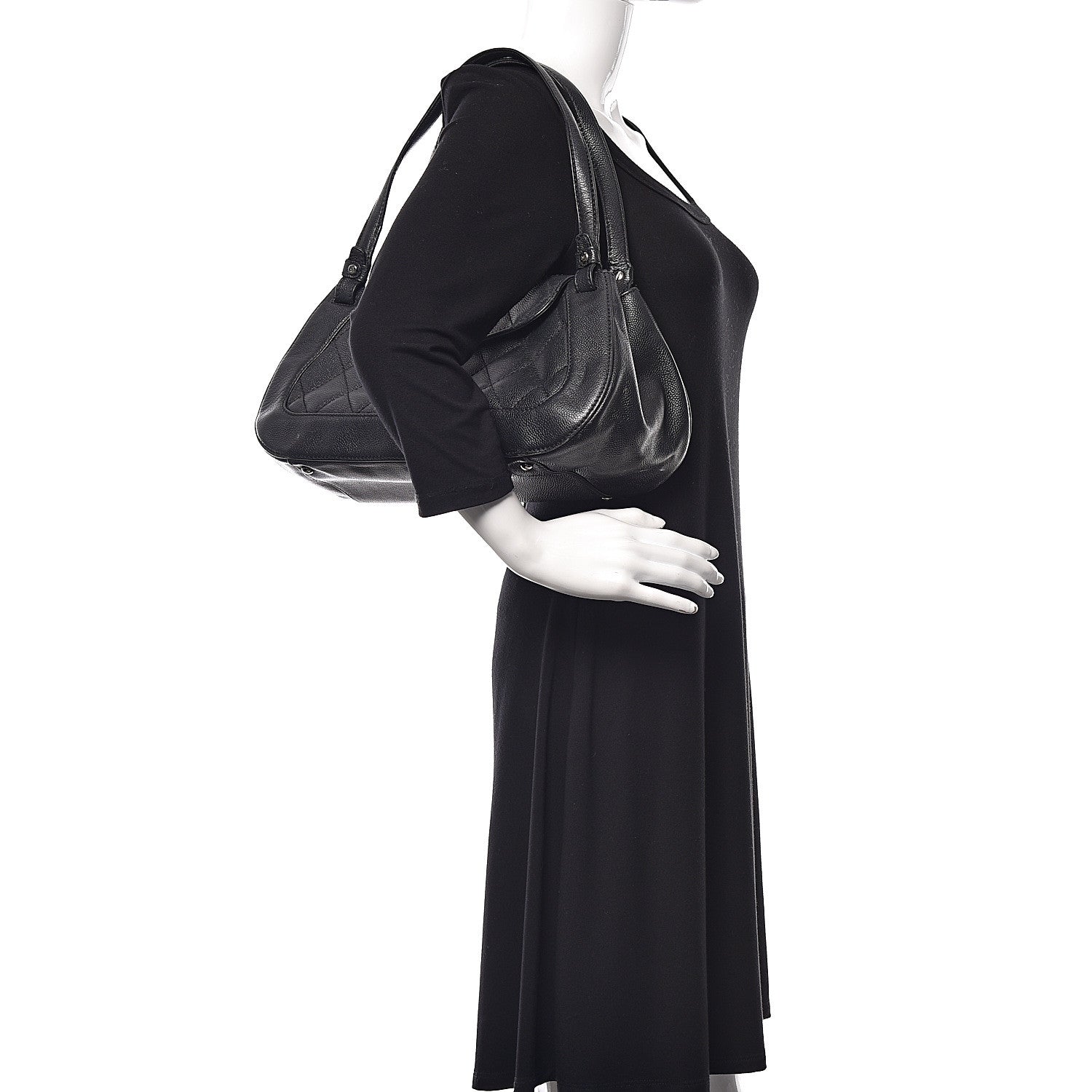 Chanel Caviar Mademoiselle Flap Black 2 of 12