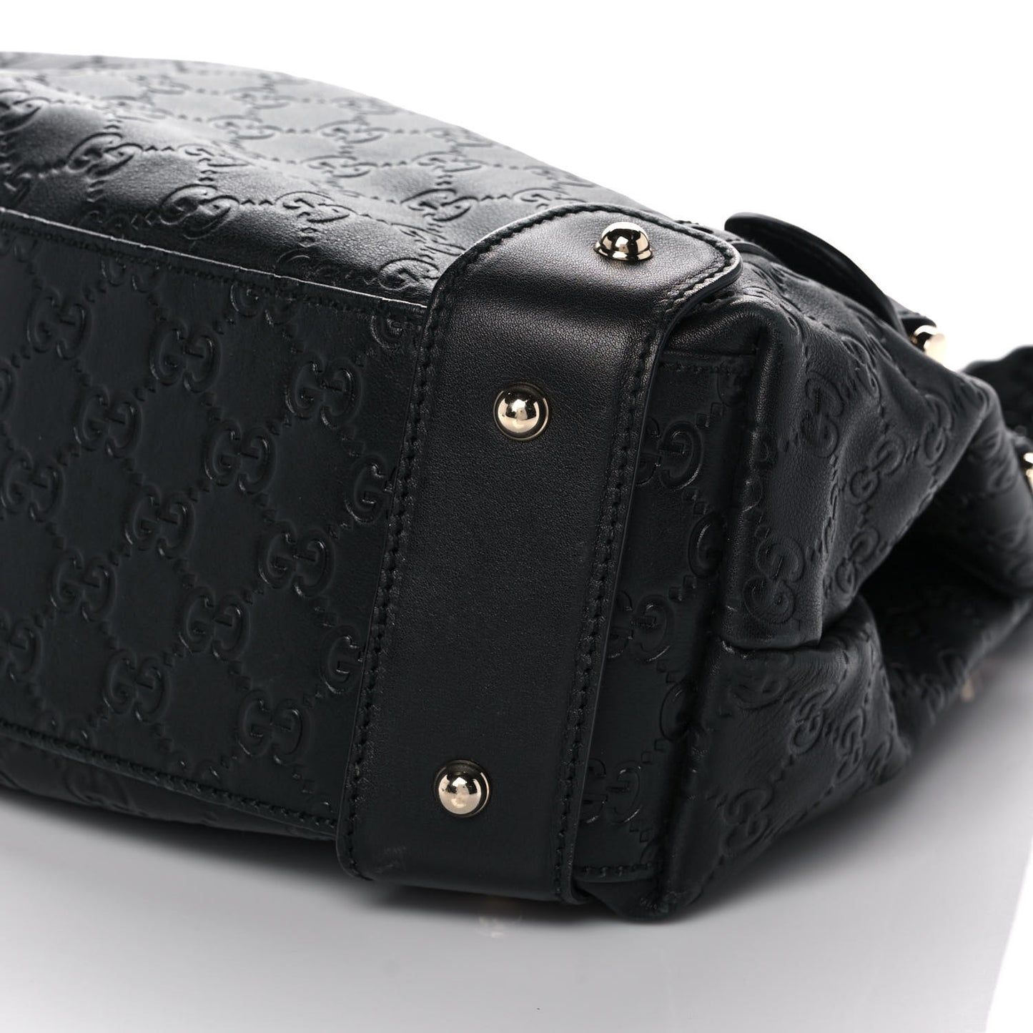 Guccissima Small Pelham Shoulder Bag Black