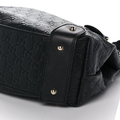 Gucci Guccissima Small Pelham Shoulder Bag Black 10 of 11