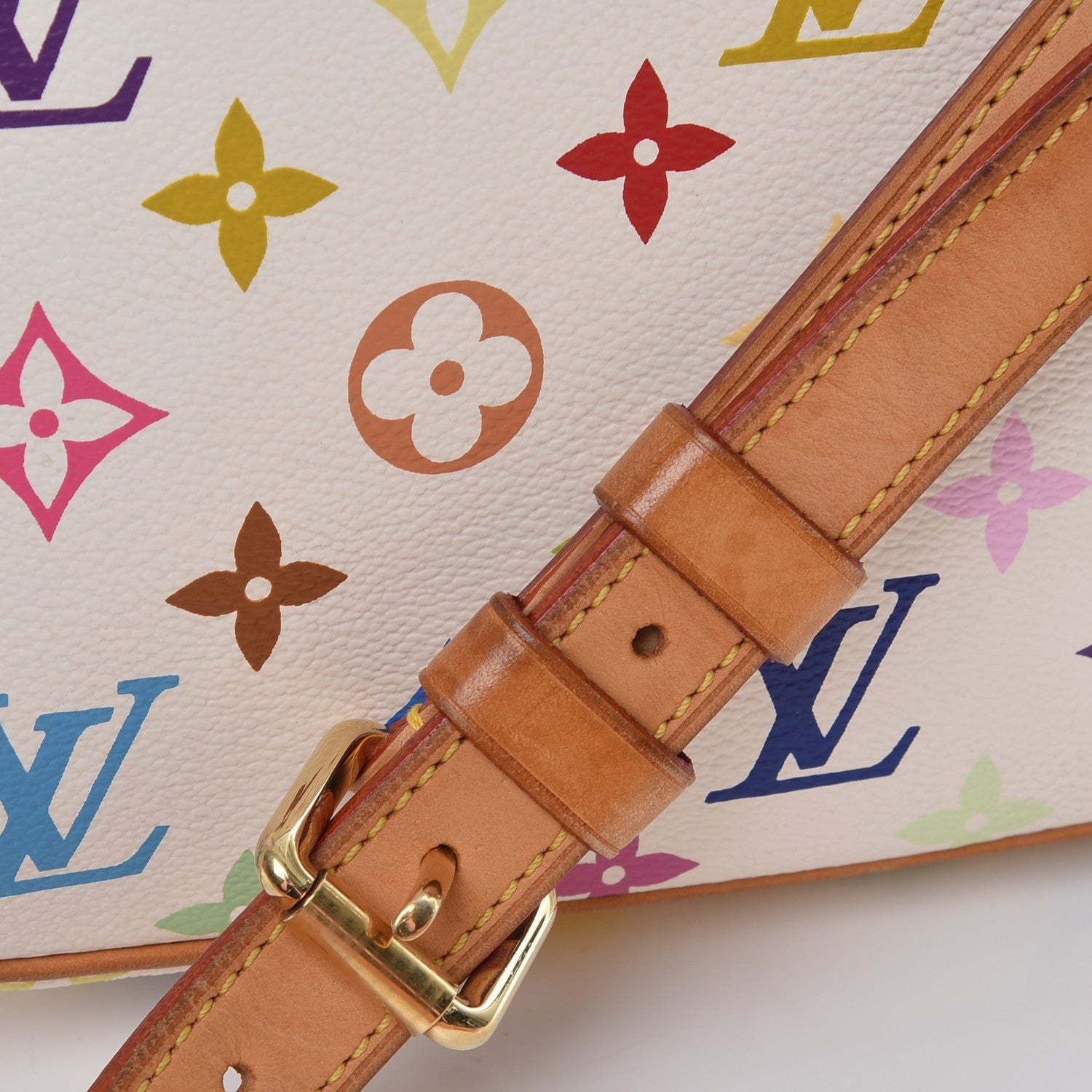 Louis Vuitton Monogram Multicolor Sologne White 13 of 15