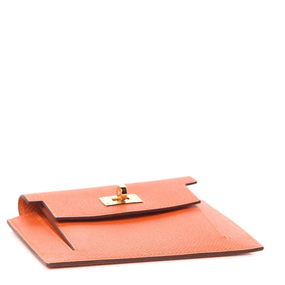 Hermes Epsom Kelly Pocket Compact Wallet Feu 4 of 8