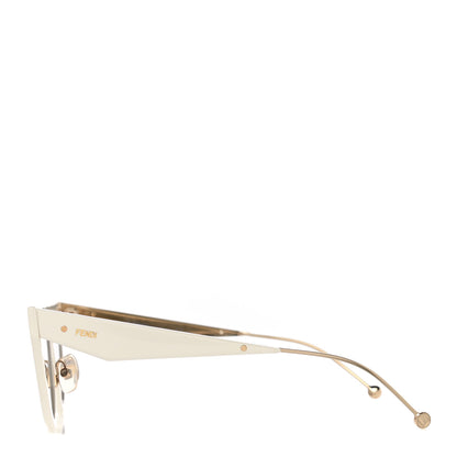 Fendi Acetate Metal Defender Sunglasses FF 0371/S White 3 of 7