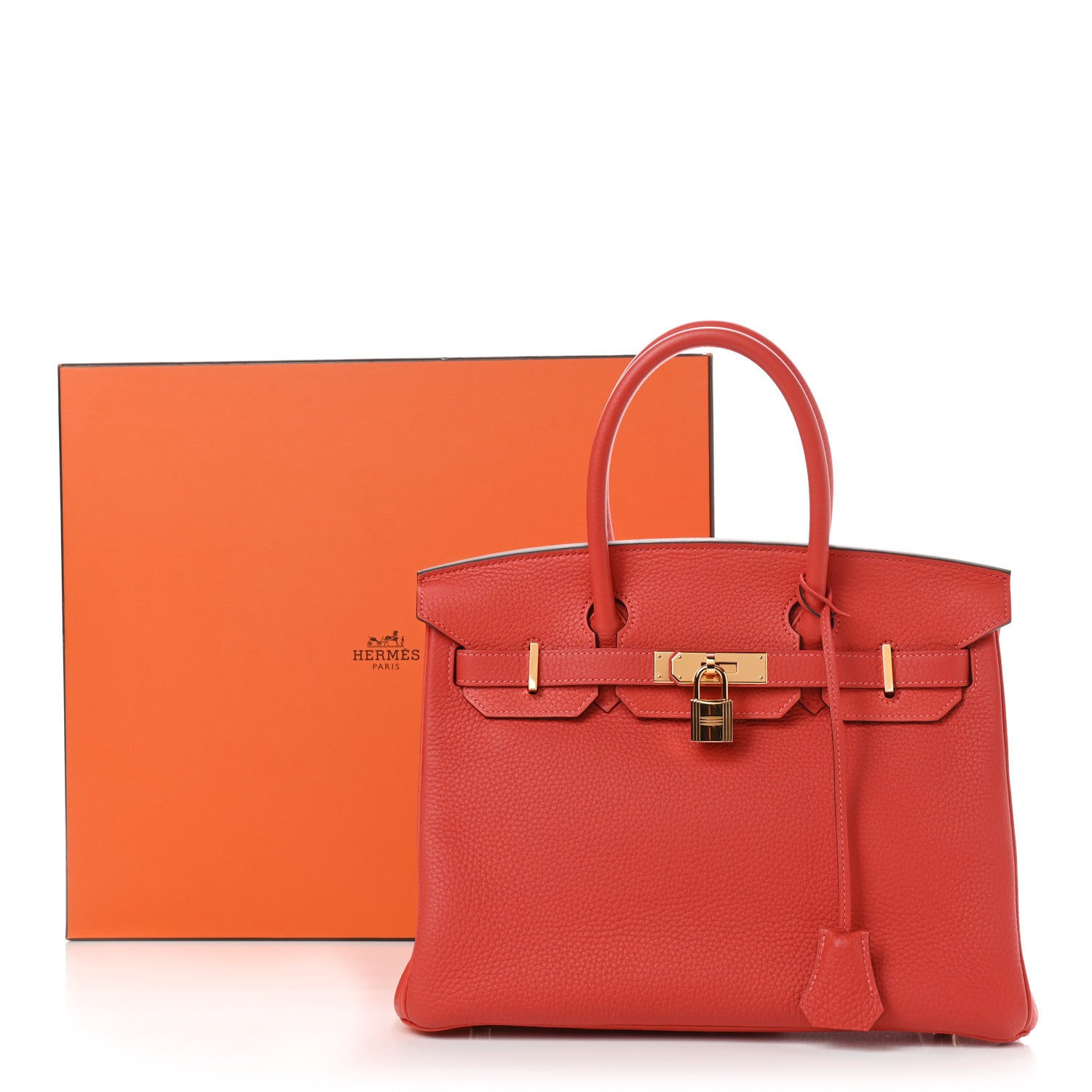 Hermes Togo Birkin 30 Rouge Pivoine 16 of 16