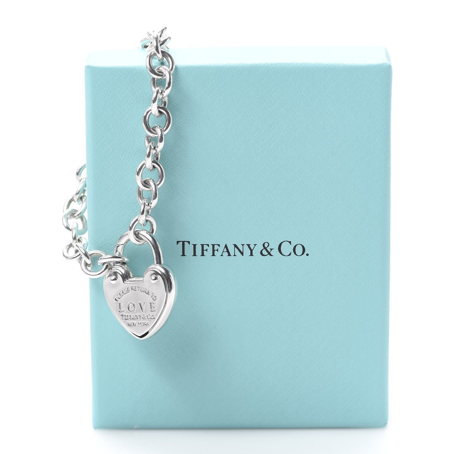 Tiffany Sterling Silver Return to Love Lock Bracelet 6 of 6