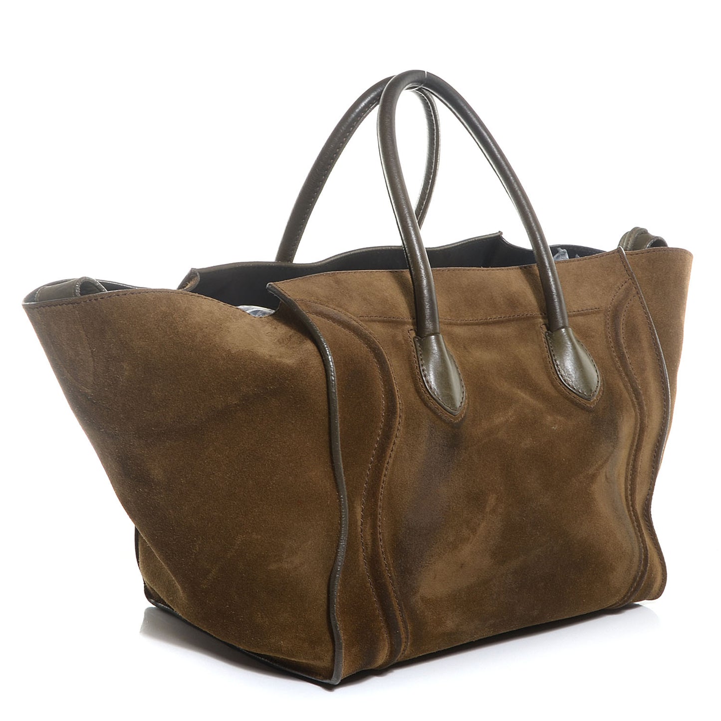 Suede Medium Phantom Luggage Olive