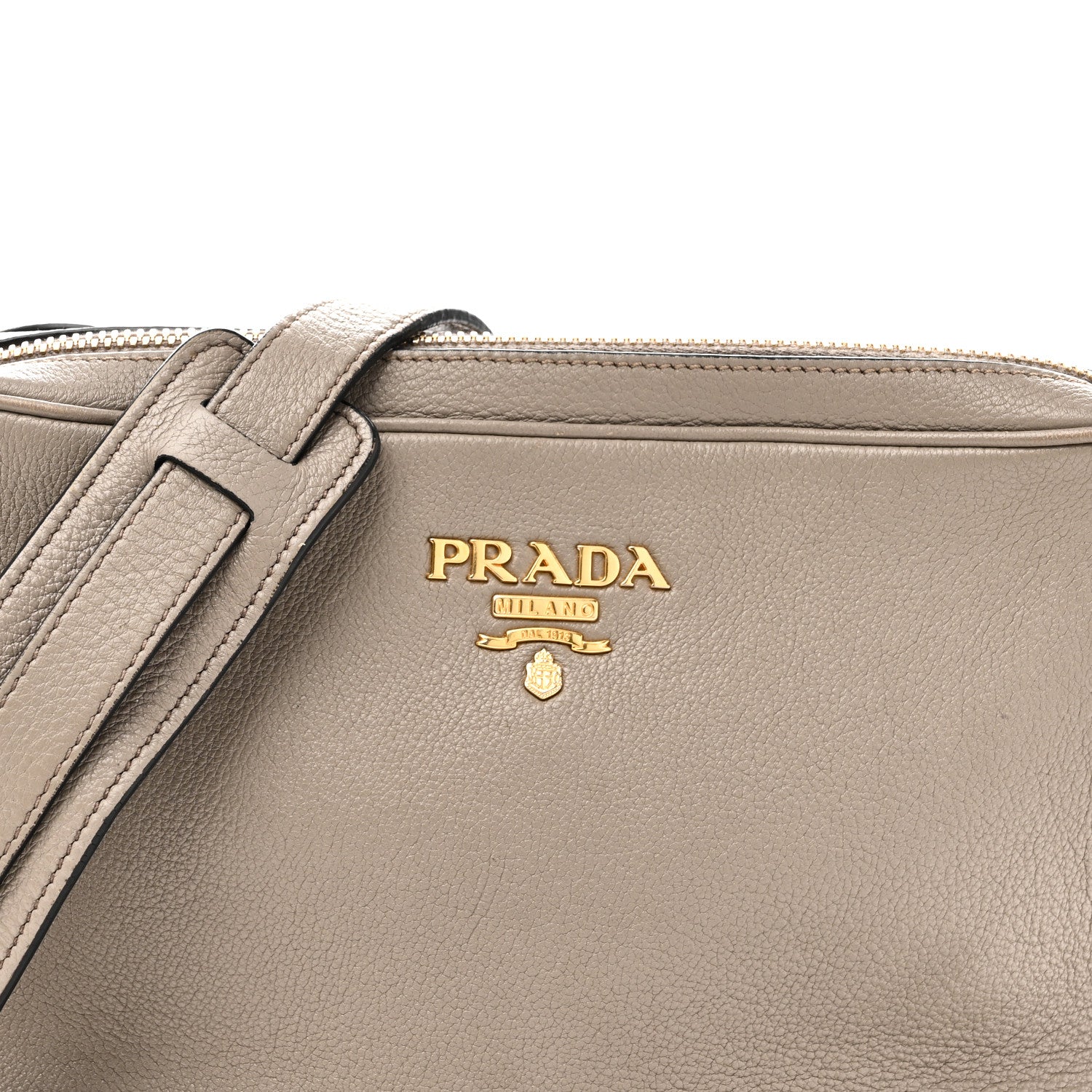 Prada Vitello Phenix Camera Bag Argilla 8 of 10
