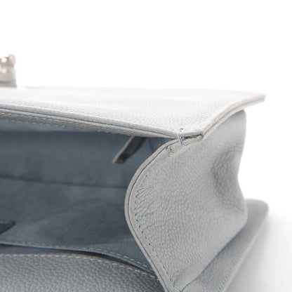 Chanel Iridescent Caviar Quilted Medium Boy Flap Light Grey 15 of 16