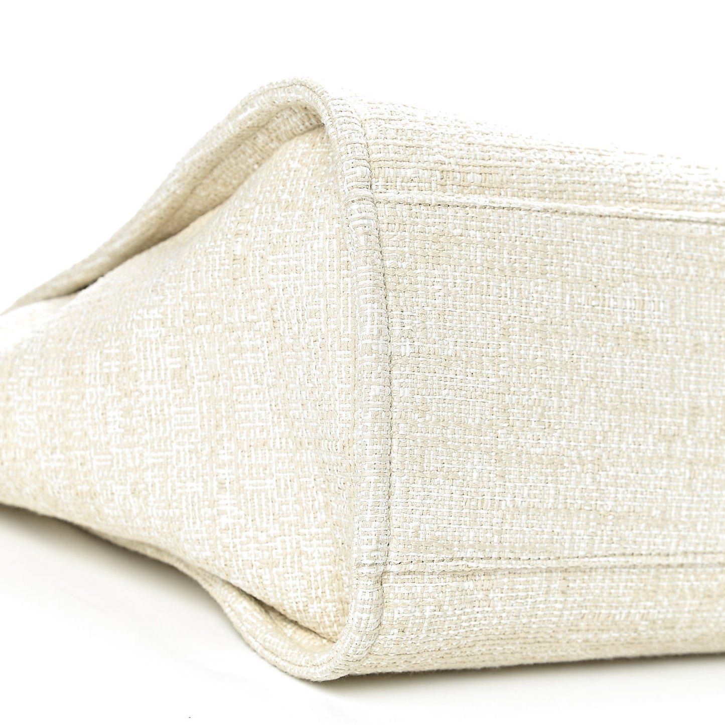 Canvas Large Deauville Tote Light Beige