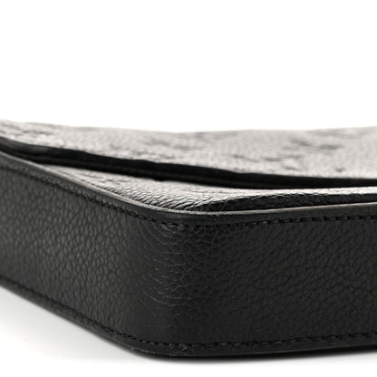 Louis Vuitton Empreinte Pochette Felicie Chain Wallet Black 9 of 10