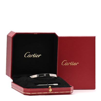 Cartier 18K White Gold LOVE Bracelet 19 4 of 4