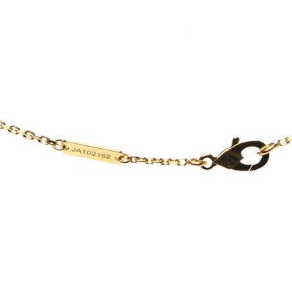 Van Cleef & Arpels 18K Yellow Gold Mother of Pearl Vintage Alhambra Pendant Necklace 5 of 6