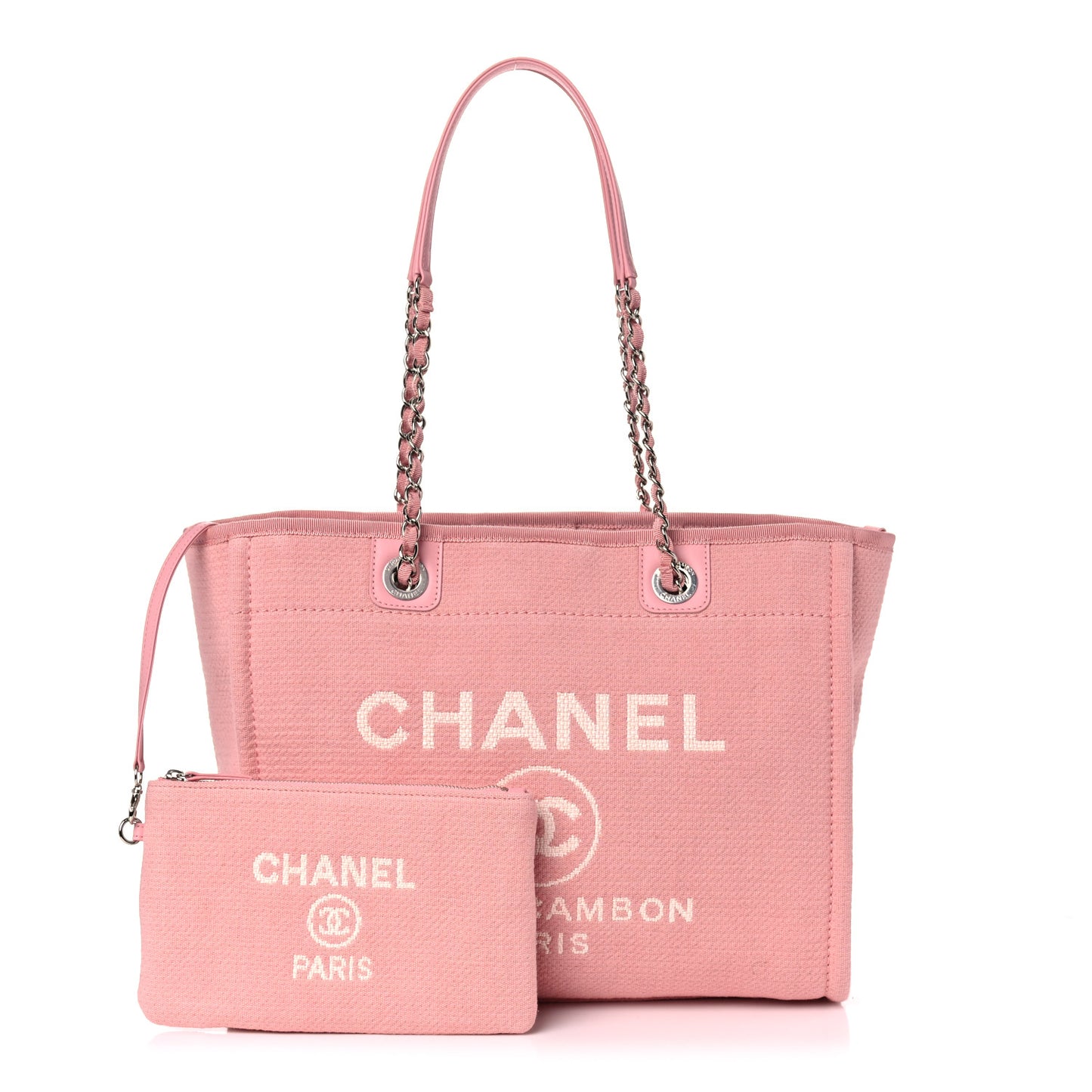 Mixed Fibers Small Deauville Tote Pink