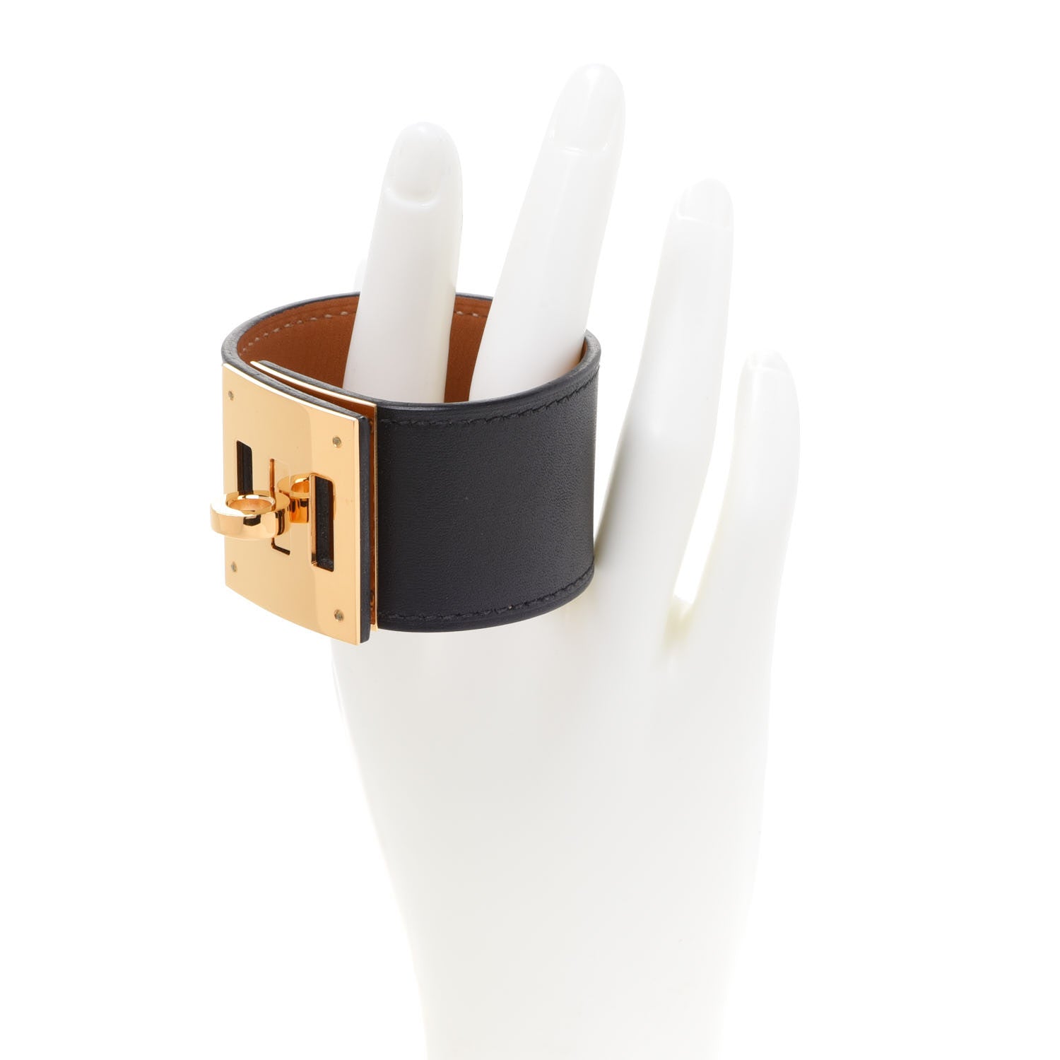 Hermes Box Kelly Dog Bracelet Black 2 of 6
