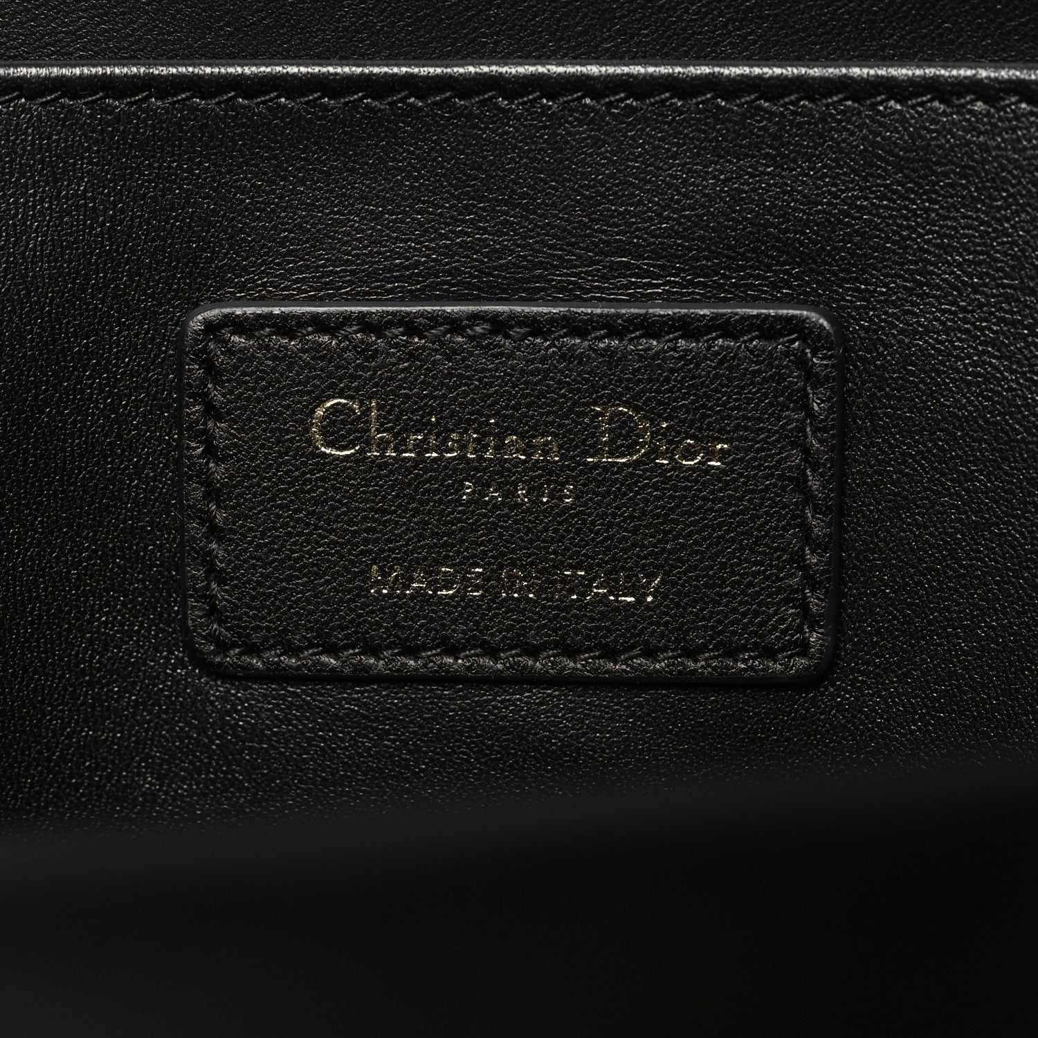 Christian Dior Lambskin Cannage Backpack Black 6 of 9