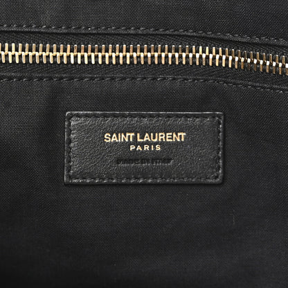 Saint Laurent Linen Calfskin Rive Gauche Tote Natural 7 of 12
