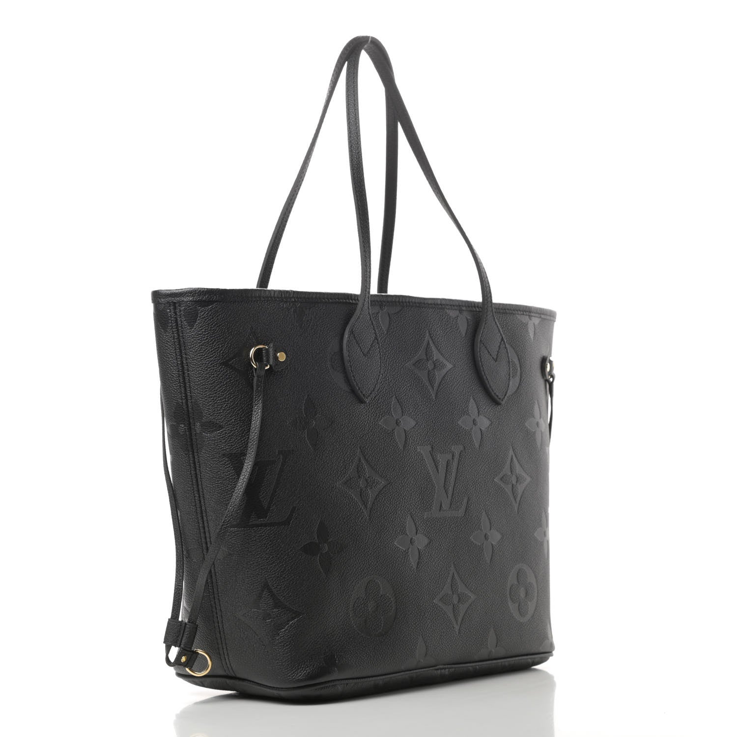 Louis Vuitton Empreinte Monogram Giant Neverfull MM Black 3 of 10