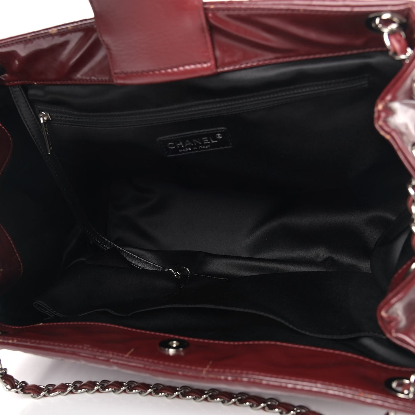Vinyl Coco Ming Tote Dark Red